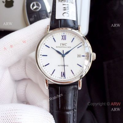 The 150th Anniversary IWC Portofino Replica Watch SS White Dial